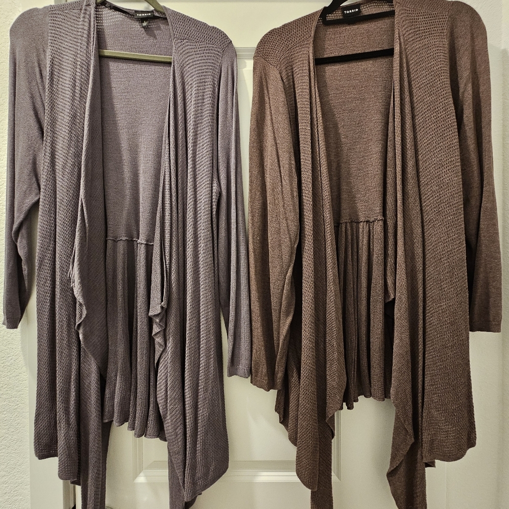 Torrid Cardigans Lot of 2